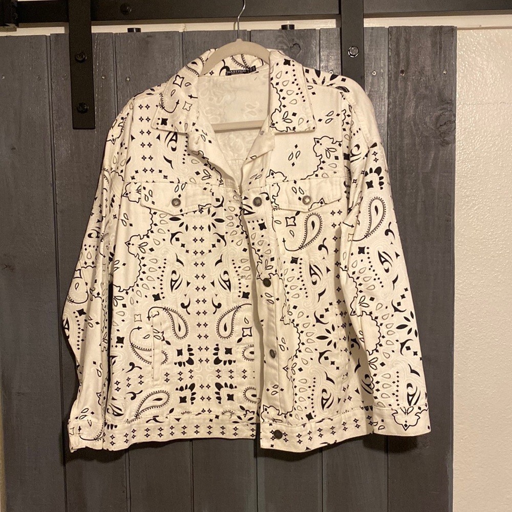 White paisley jacket